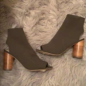 Steve Madden Peep Toe Ankle Boots